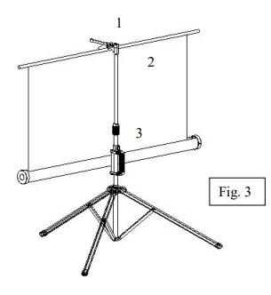 Set Projector Screen Fig 3
