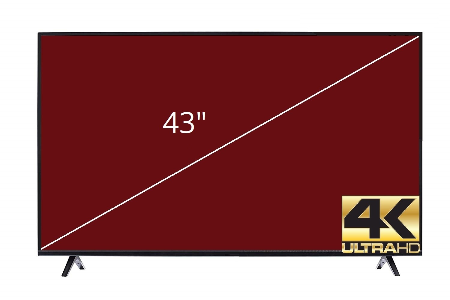 Rent 43" TV 4K in Vancouver