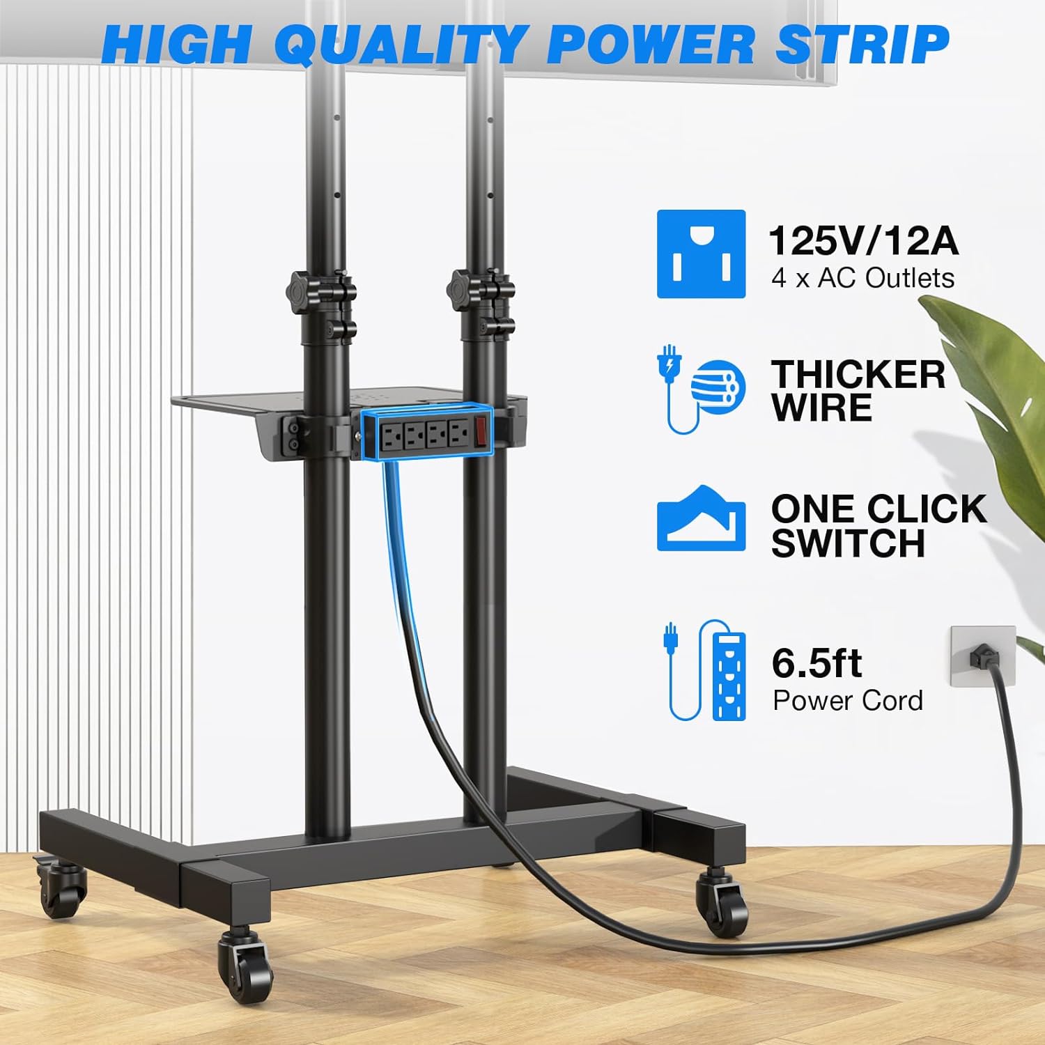 TV Stand rental with power bar in vancouver